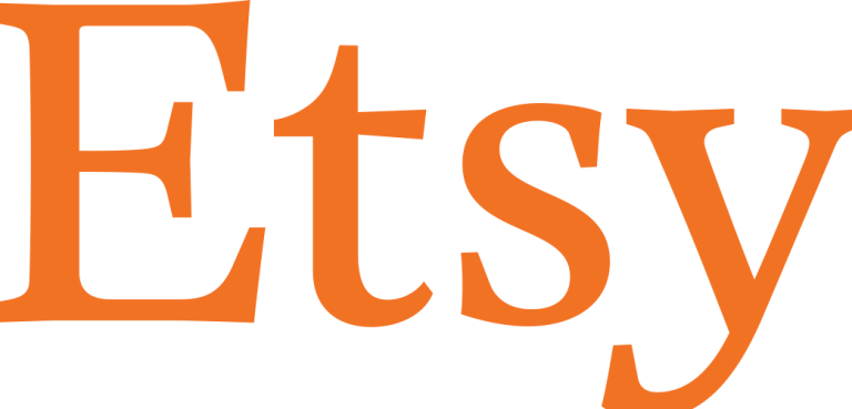 Etsy logo featuring the word "Etsy" in orange letters.